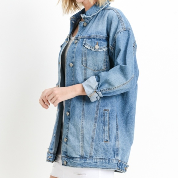 Oversized Denim Jacket - Picture 1 of 3